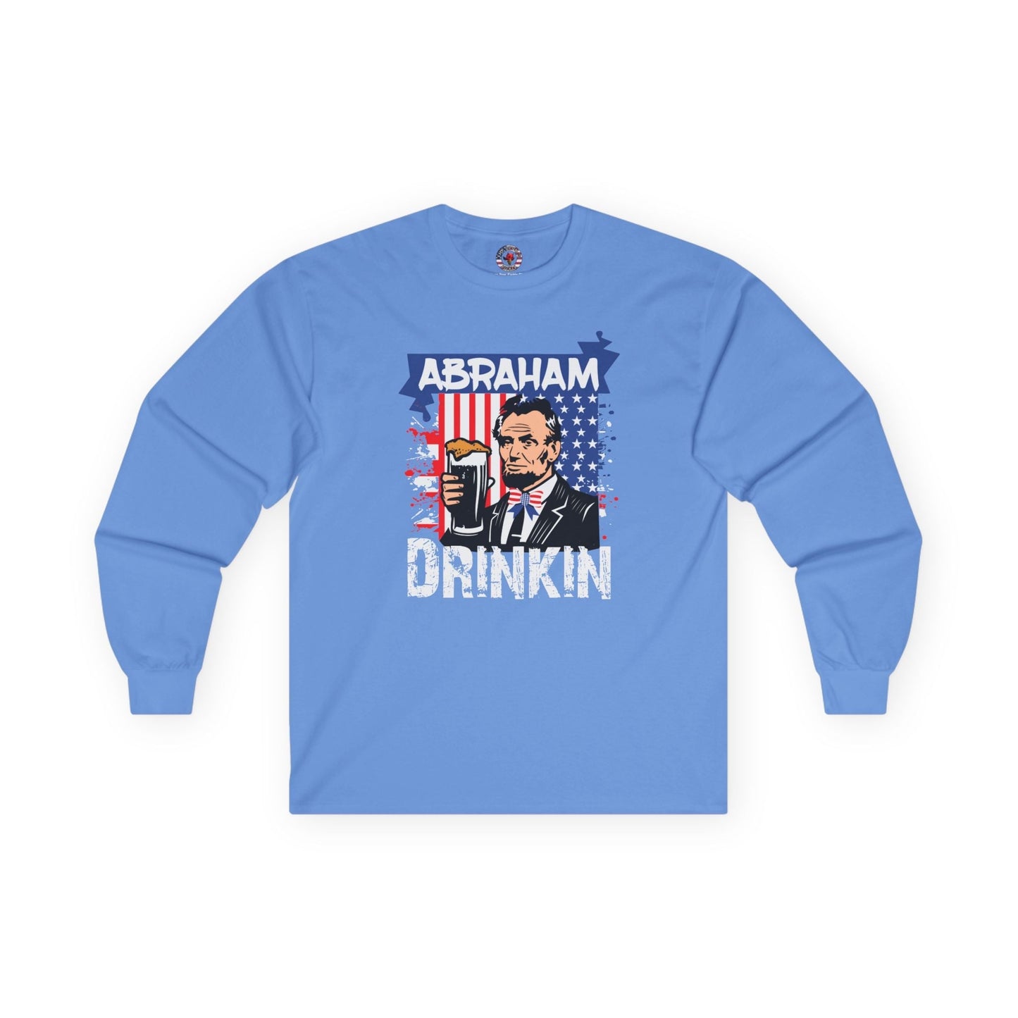 Abraham Drinking Long Sleeve Tee The Devil's Pickle