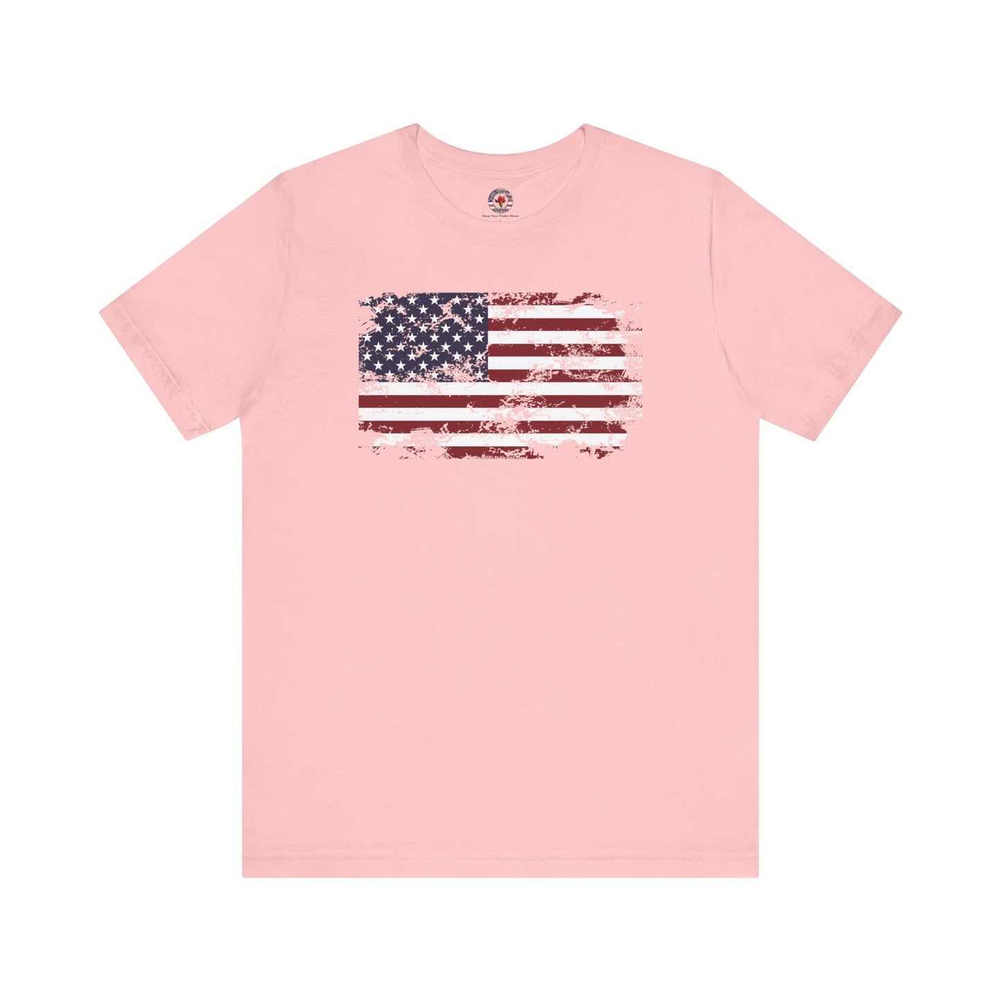 Vintage Style American Flag T-Shirt The Devil's Pickle