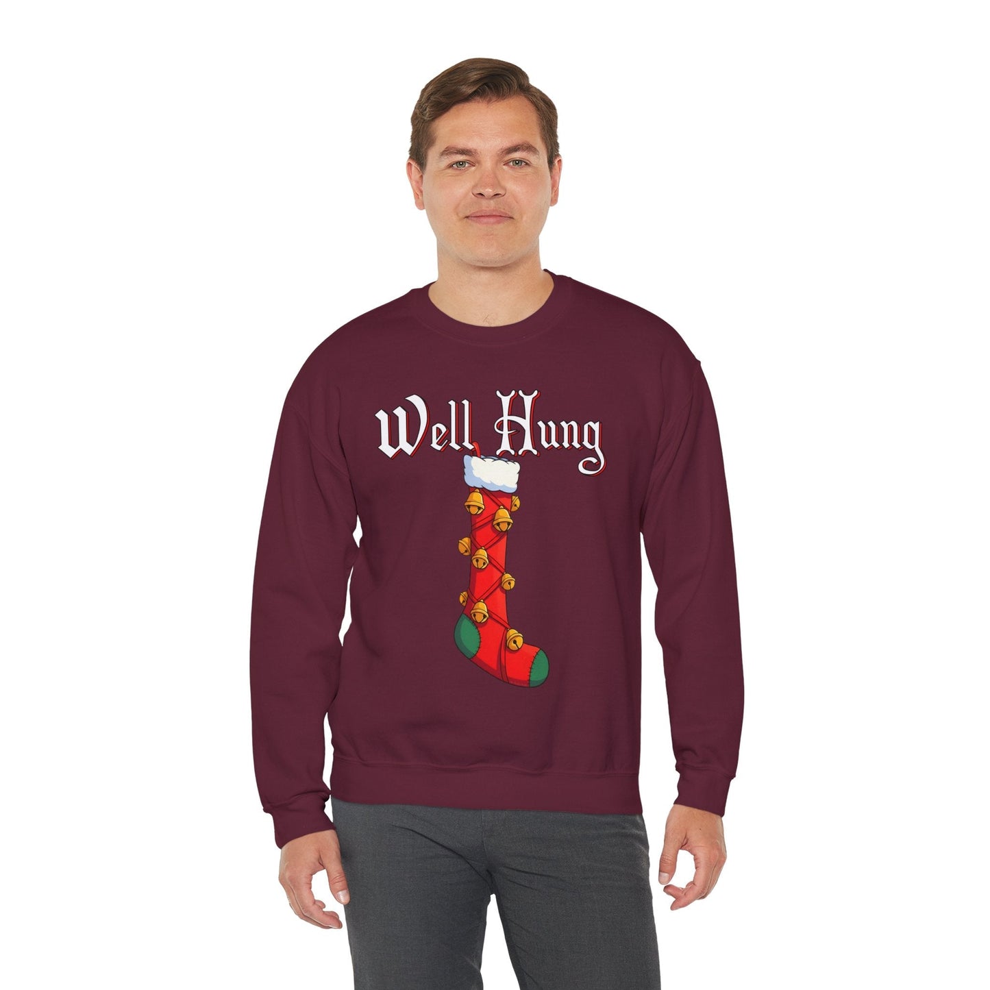 Well Hung Crewneck Sweatshirt The Devil's Pickle