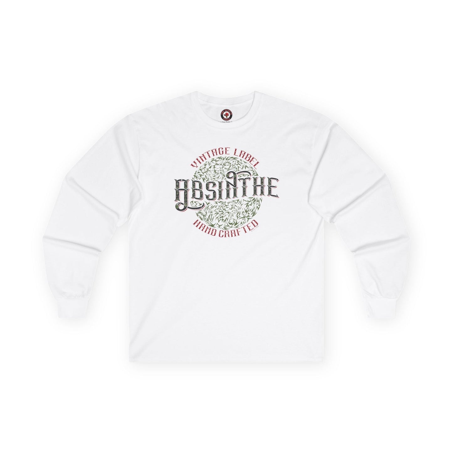 Vintage Label Absinthe Long Sleeve Tee The Devil's Pickle