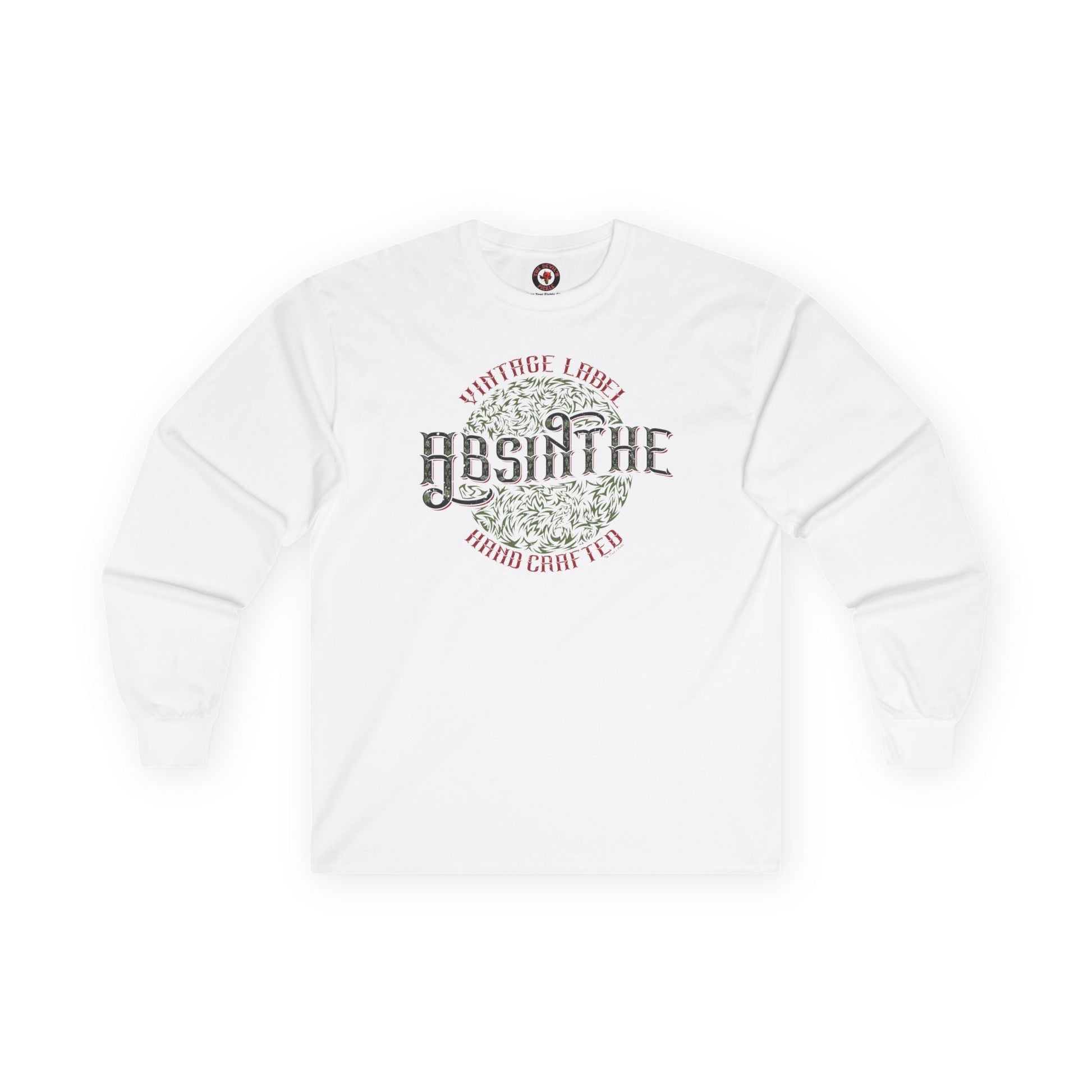 Vintage Label Absinthe Long Sleeve Tee The Devil's Pickle