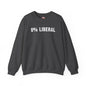0% Liberal Crewneck Sweatshirt The Devil's Pickle