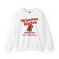 Free Wiener Rides Crewneck Sweatshirt The Devil's Pickle