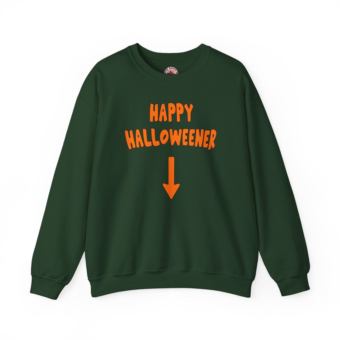 Happy Halloweener Crewneck Sweatshirt The Devil's Pickle