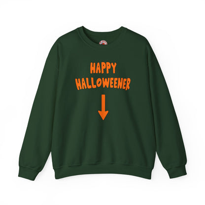 Happy Halloweener Crewneck Sweatshirt The Devil's Pickle