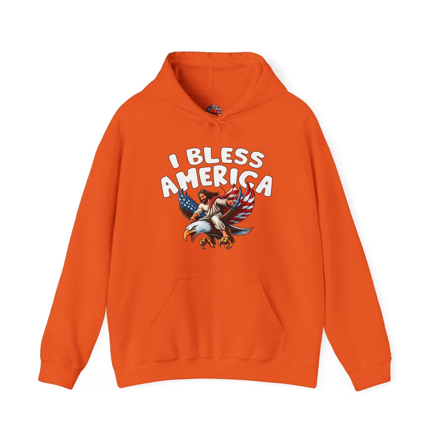 I Bless America Hooded Sweatshirt The Devil's Pickle