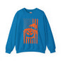 Pumpkin American Flag Crewneck Sweatshirt The Devil's Pickle