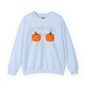 Behind These Pumpkins Are Huge Tits Crewneck Sweatshirt The Devil's Pickle
