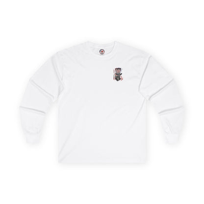Patriotic Skull Long Sleeve Tee The Devil's Pickle