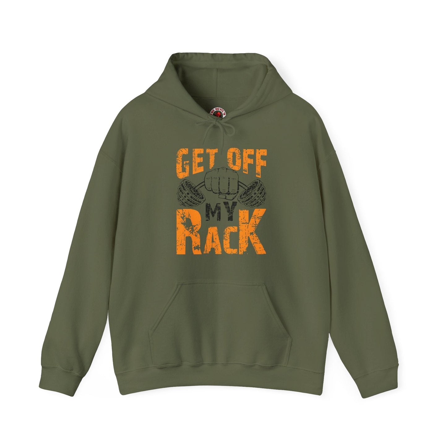 Get Off My Rack Hooded Sweatshirt The Devil's Pickle