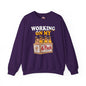 Working On My 6 Pack Crewneck Sweatshirt The Devil's Pickle