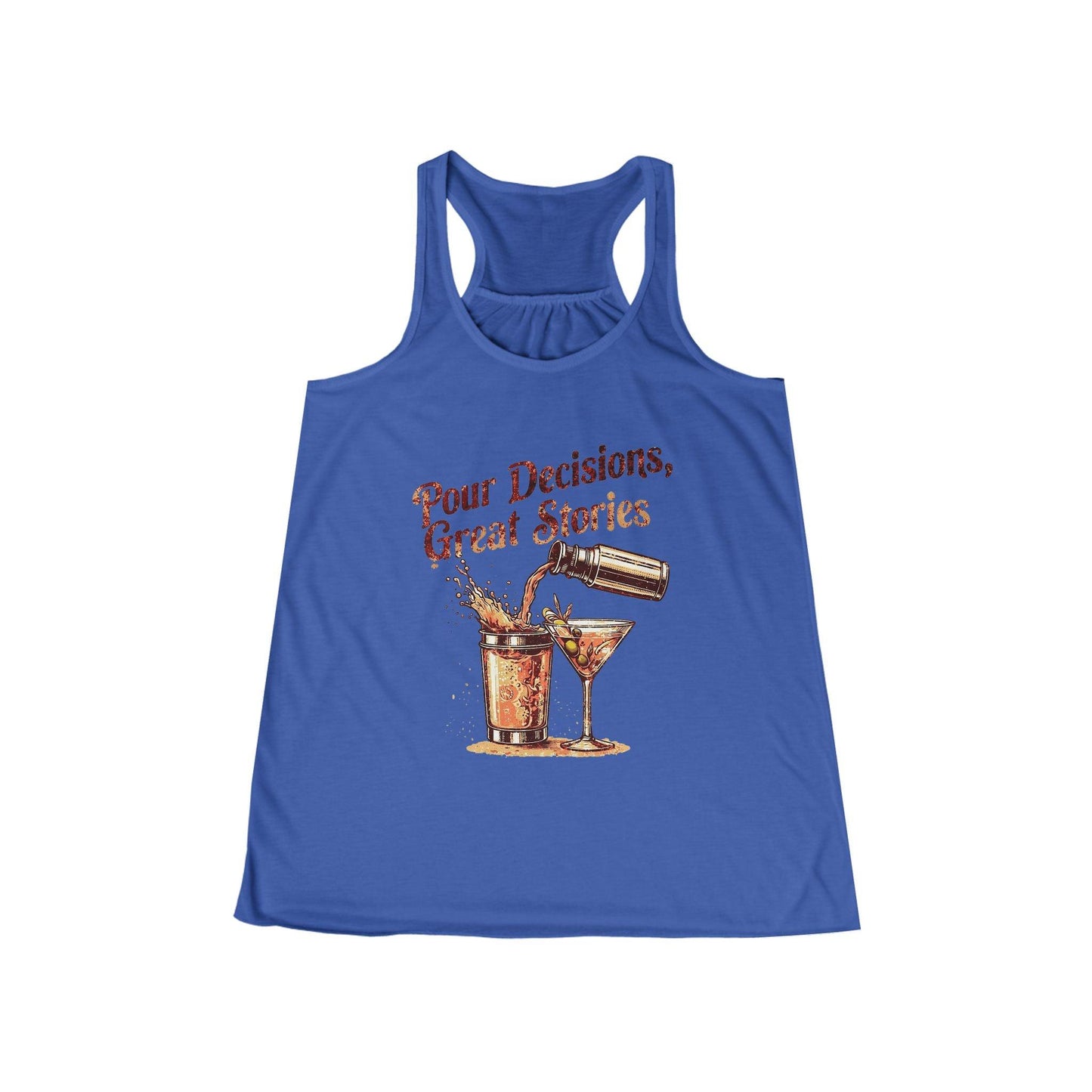 Pour Decisions Womens Racer Back Tank Top Country in My Heart