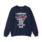 I Support LGBTQ Crewneck Sweatshirt The Devil's Pickle