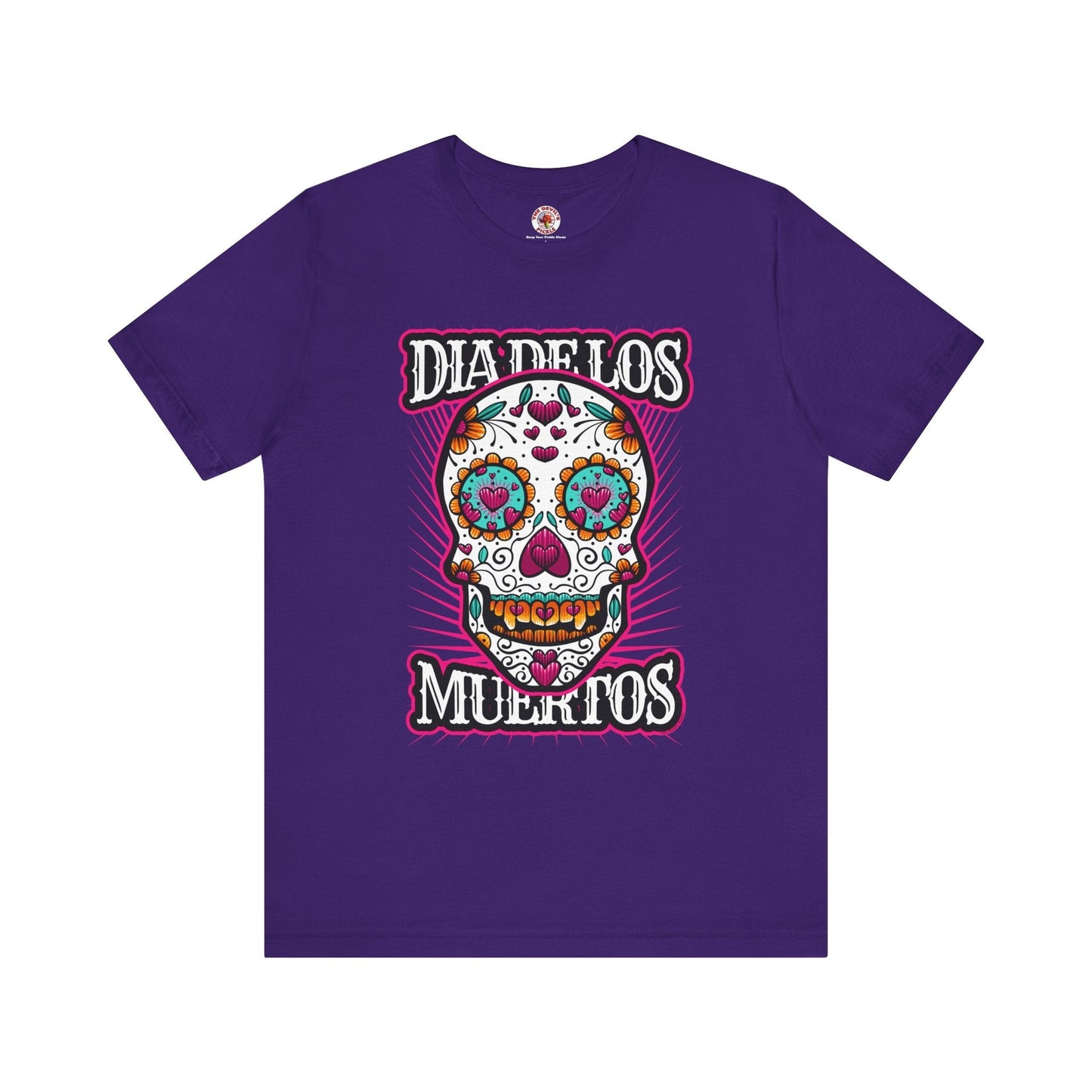 Dia De Los Muertos Skull T-Shirt The Devil's Pickle