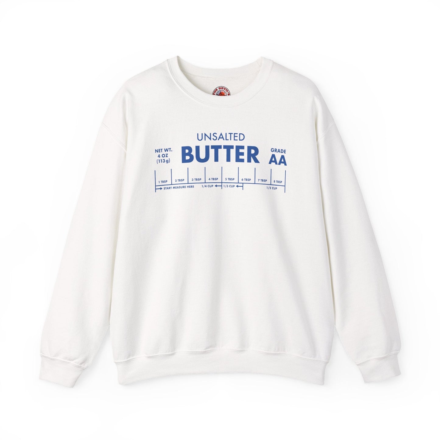 Unsalted Butter Crewneck Sweatshirt The Devil's Pickle
