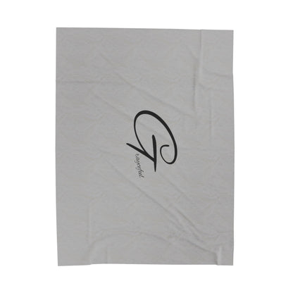 Velveteen Plush Blanket Grayceful LLC