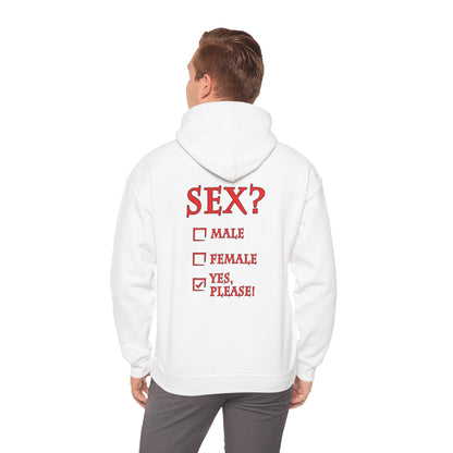 Sex? Yes, Please Hooded Sweatshirt The Devil's Pickle
