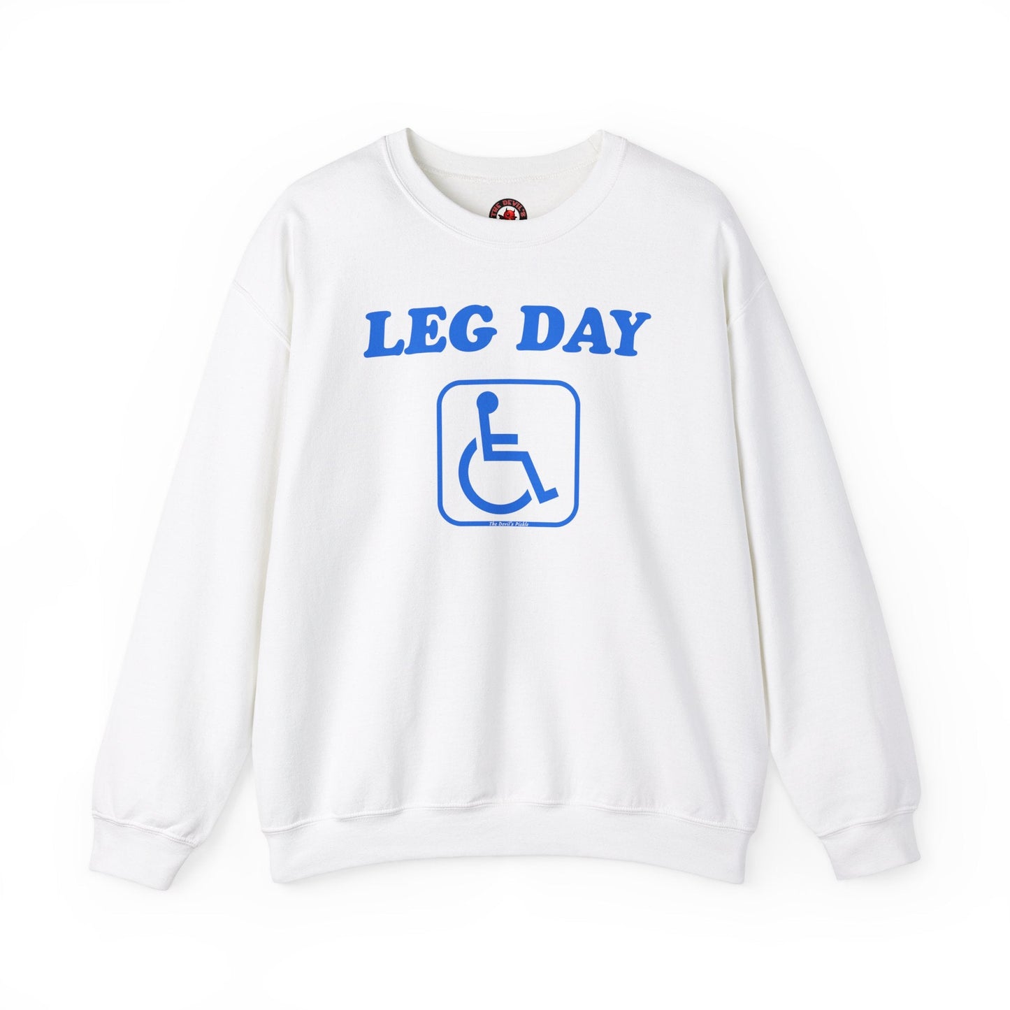 Leg Day Handicap Crewneck Sweatshirt The Devil's Pickle