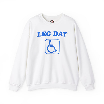 Leg Day Handicap Crewneck Sweatshirt The Devil's Pickle