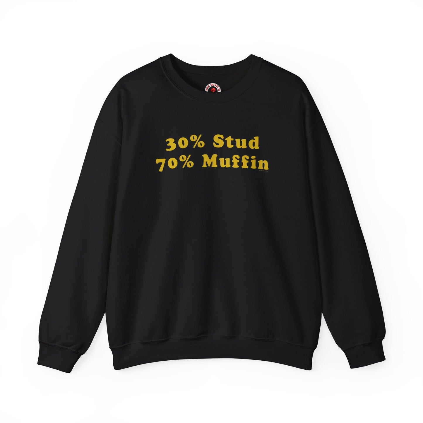 30% Stud 70% Muffin Crewneck Sweatshirt The Devil's Pickle