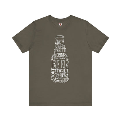Beer Bottle of Words T-Shirt The Devil's Pickle