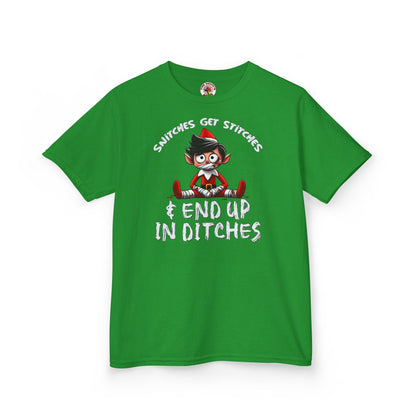 Snitches Get Stitches Kids T-Shirt