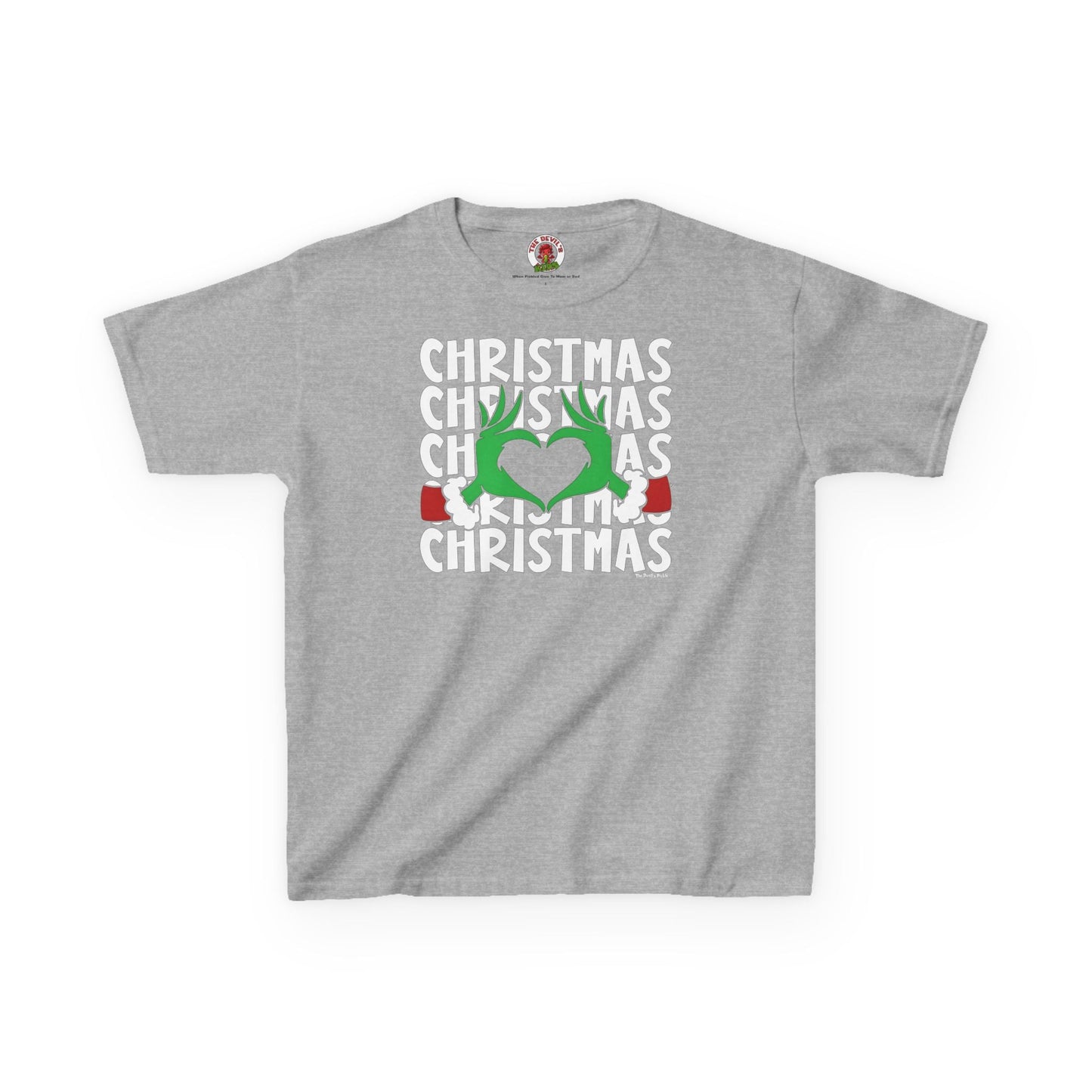 Christmas Heart Kids Tee The Devil's Pickle