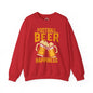 Football Beer and Happiness Crewneck Sweatshirt The Devil's Pickle