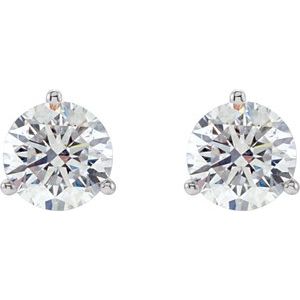 18K White 1/2 CTW Natural Diamond Stud Earrings Ethereal Legacy Boutiques