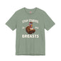 Stop Staring At My Breasts T-Shirt The Devil's Pickle
