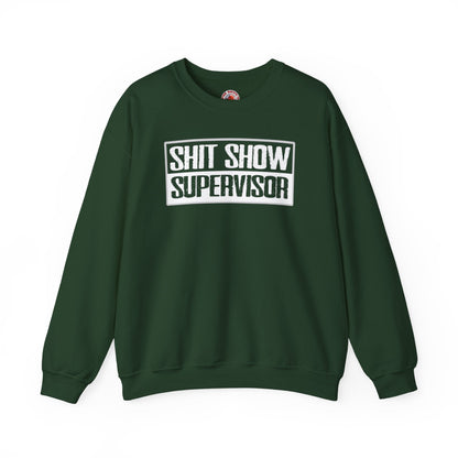Shit Show Supervisor Crewneck Sweatshirt The Devil's Pickle
