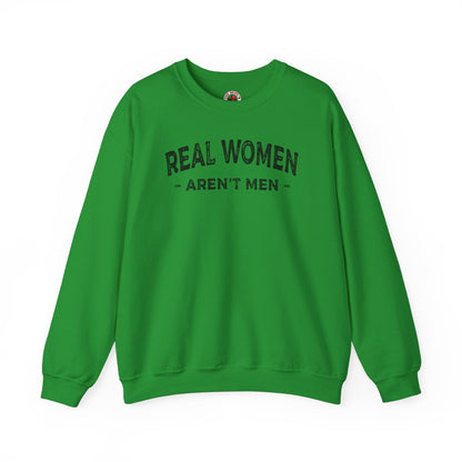 Real Women Aren't Men Crewneck Sweatshirt The Devil's Pickle