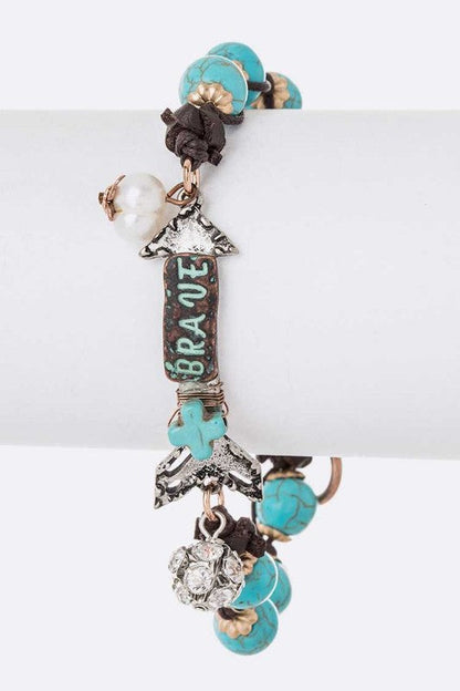 Brave Turquoise Beads Bracelet Shop Style & More | Fresh Looks, Everyday Deals & Free Shipping