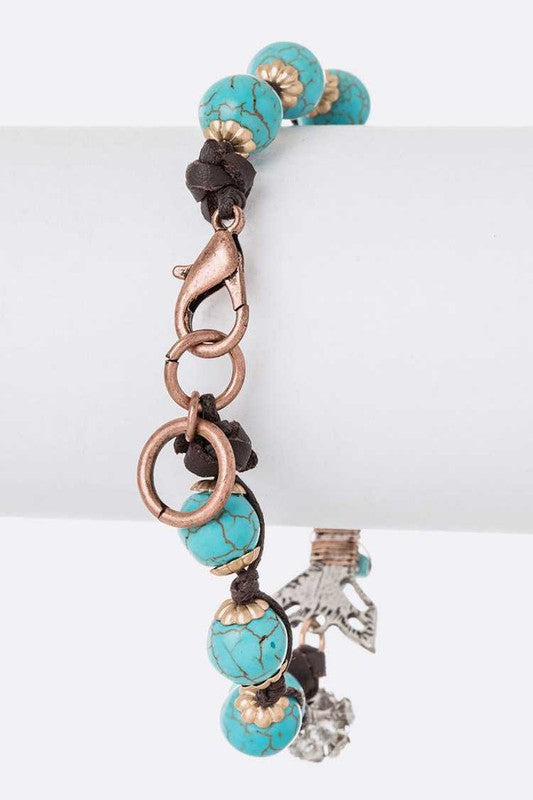 Brave Turquoise Beads Bracelet Shop Style & More | Fresh Looks, Everyday Deals & Free Shipping