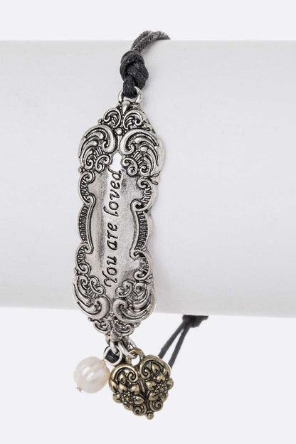 You Are Loved Engraved Bracelet Shop Style & More | Fresh Looks, Everyday Deals & Free Shipping