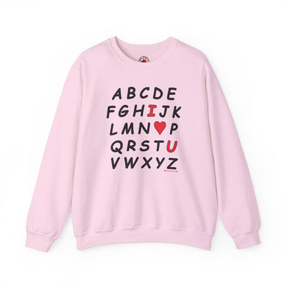 ABC I Love You Crewneck Sweatshirt The Devil's Pickle