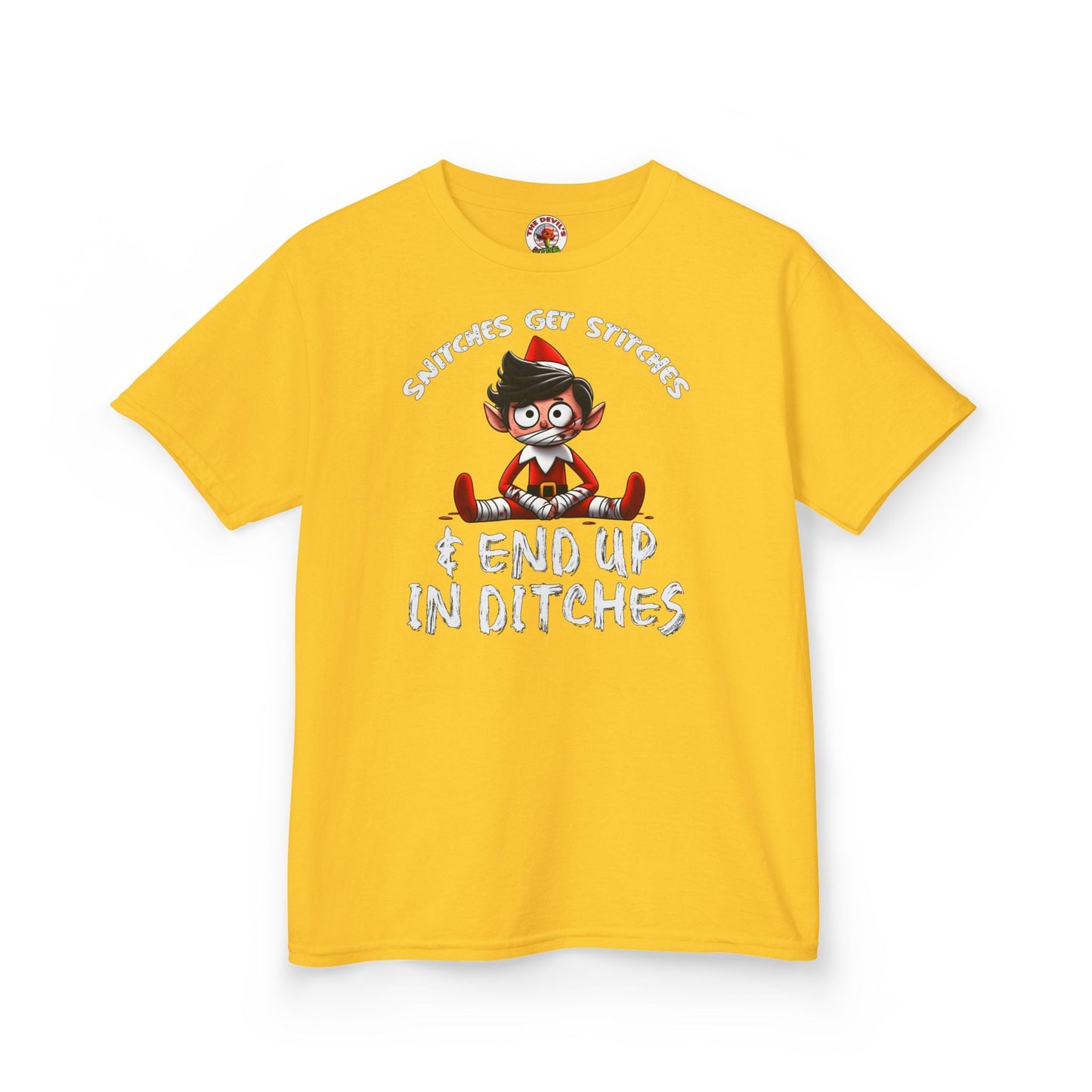 Snitches Get Stitches Kids T-Shirt