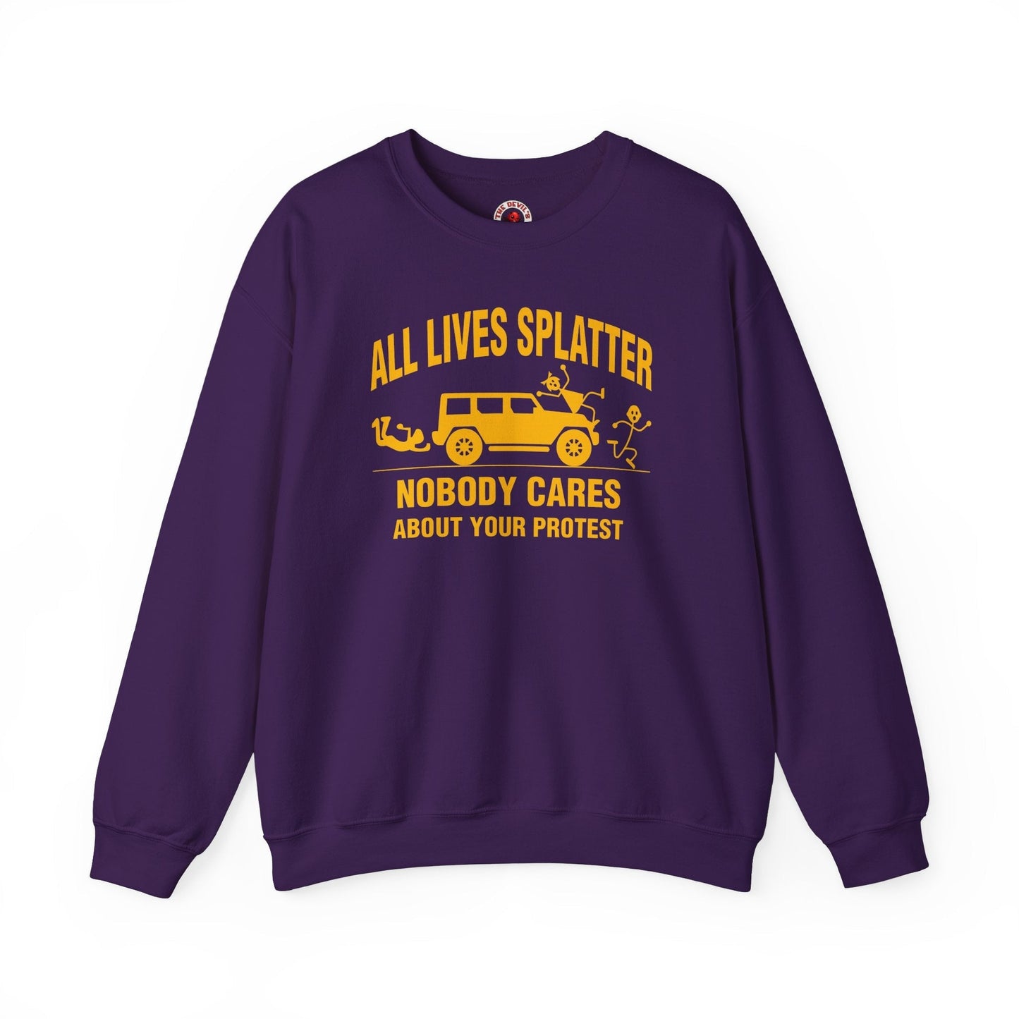 All Lives Splatter Crewneck Sweatshirt The Devil's Pickle