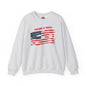Raise It High American Flag Crewneck Sweatshirt The Devil's Pickle