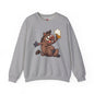 Beer Drinking Boar Crewneck Sweatshirt The Devil's Pickle