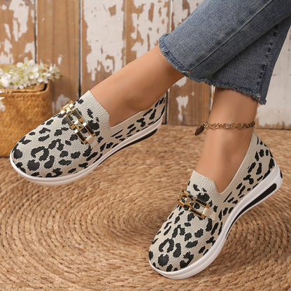 Leopard Mesh Slip-Ons New Era Fashion LLc