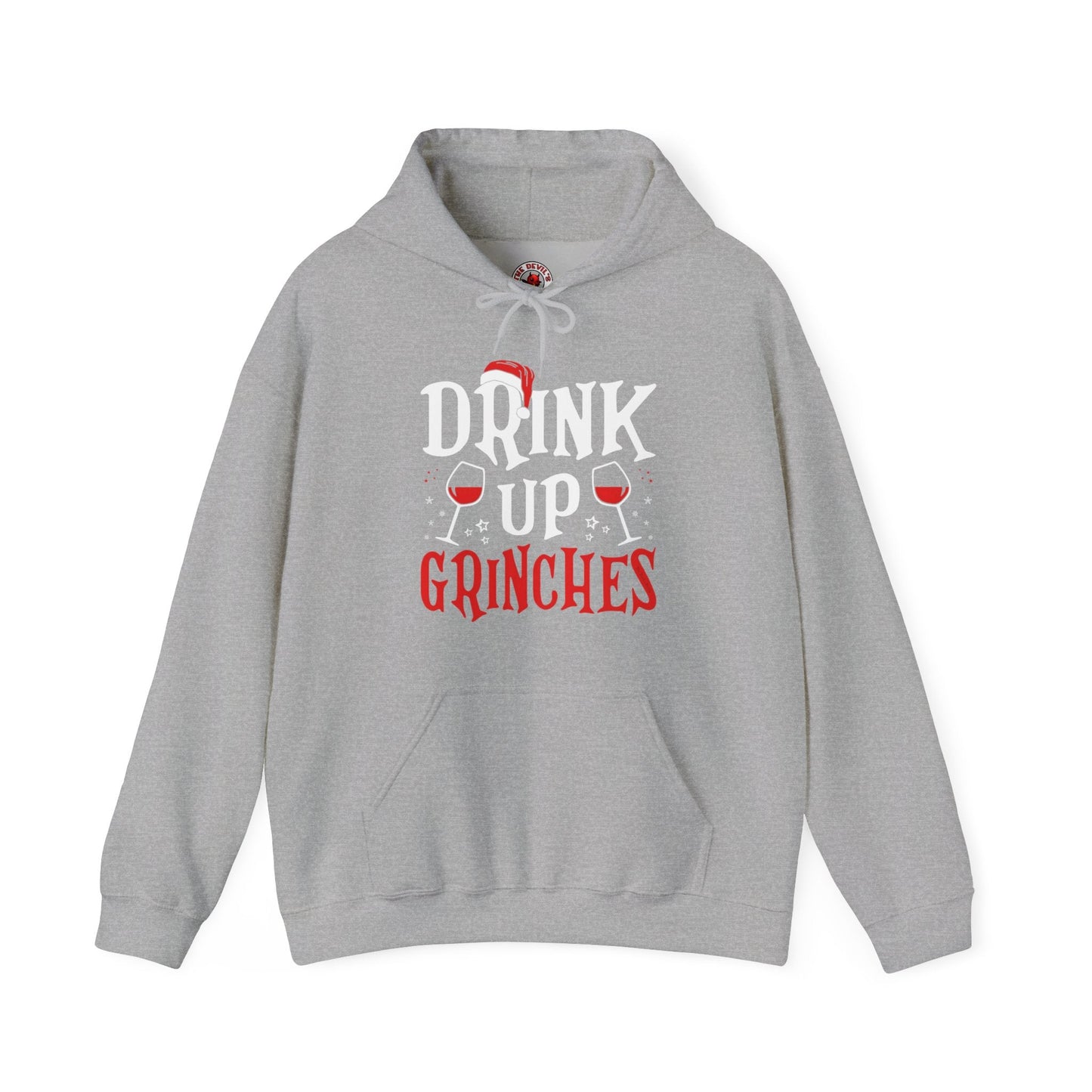 Drink Up Grinches Hooded Sweatshirt The Devil's Pickle