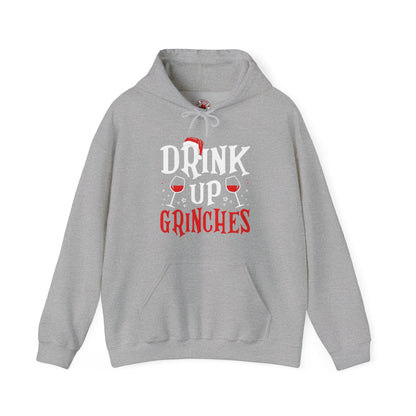 Drink Up Grinches Hooded Sweatshirt The Devil's Pickle