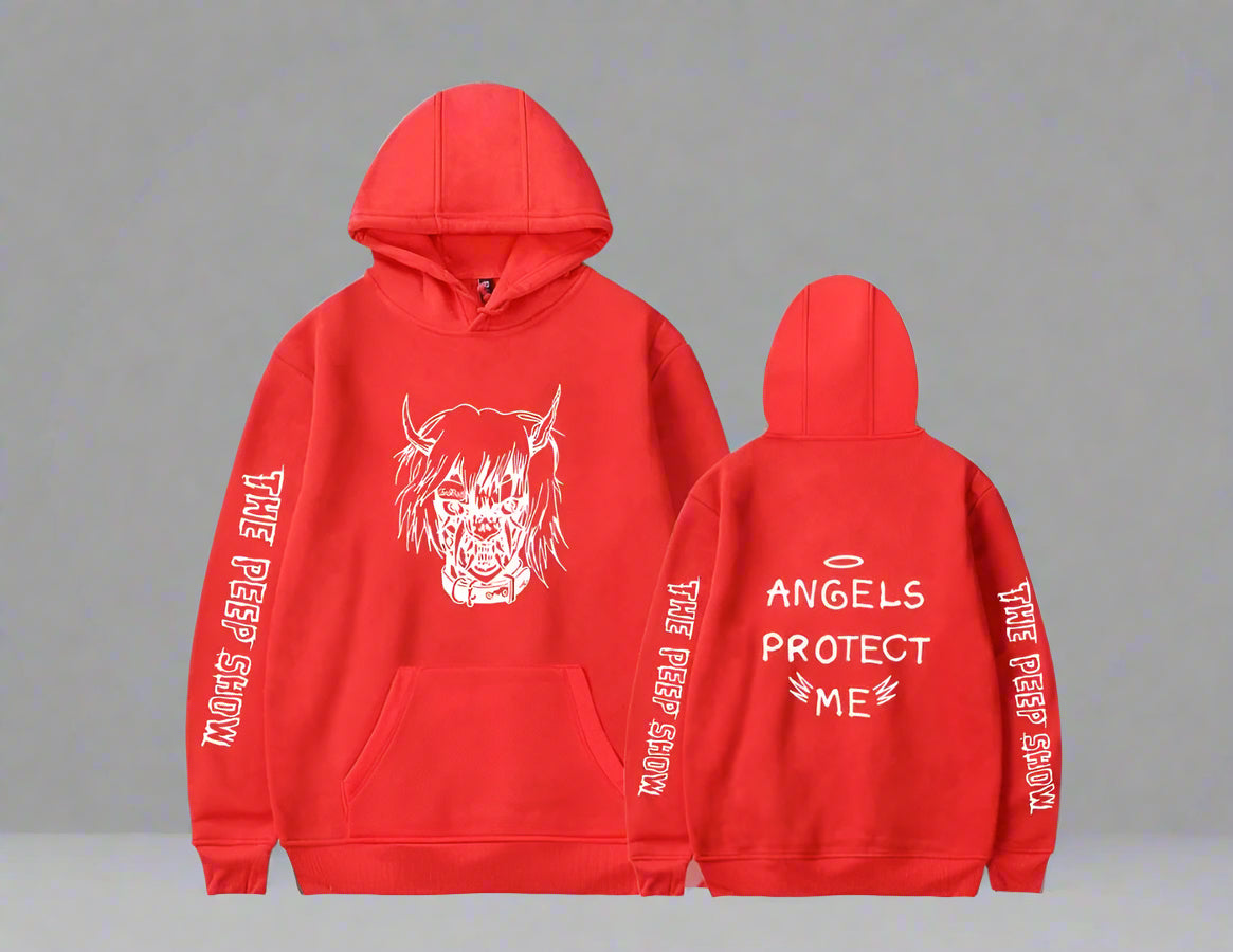 Angel and Devil Hoodie – Unisex Couple Graphic Pullover Sweatshirt FitiqueFit