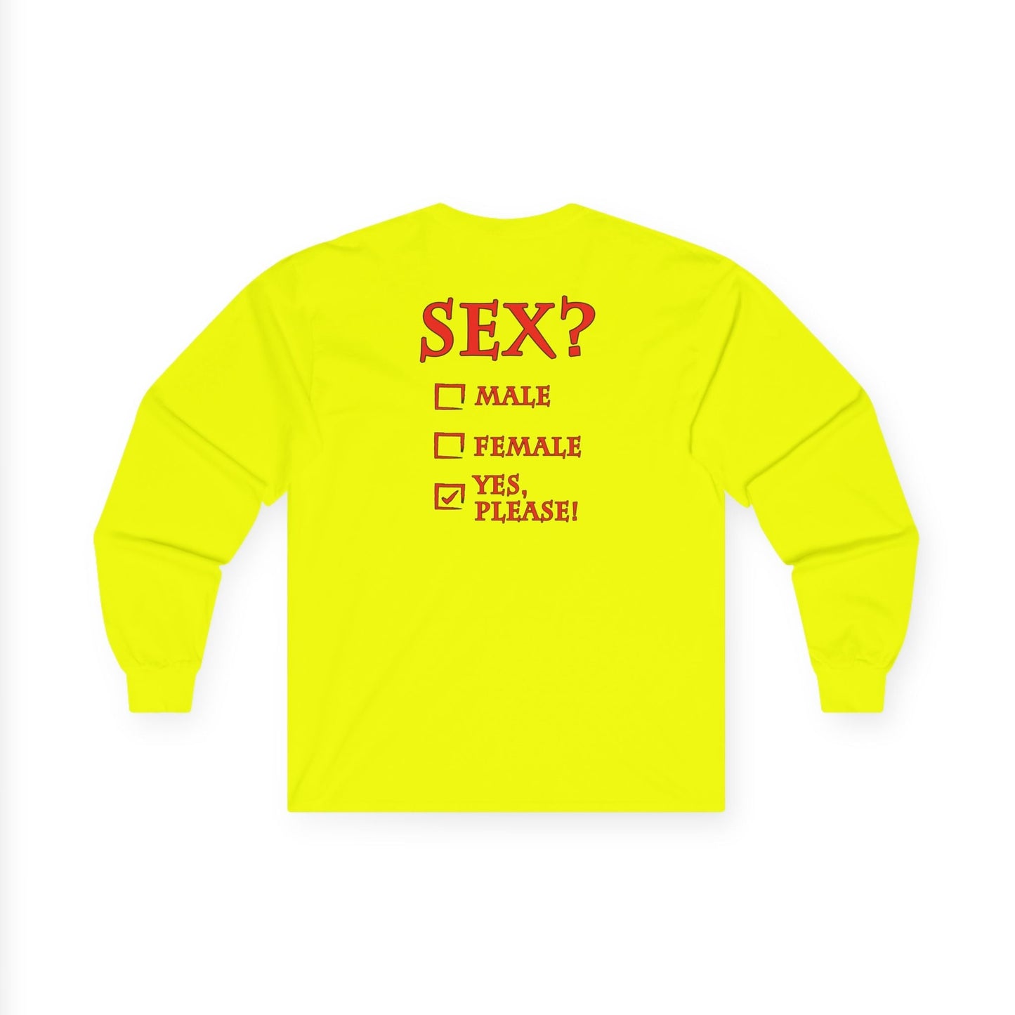 Sex? Yes, Please Long Sleeve Tee The Devil's Pickle