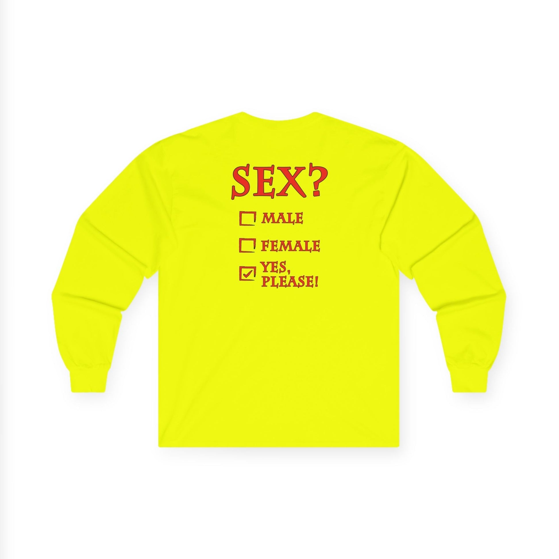 Sex? Yes, Please Long Sleeve Tee The Devil's Pickle
