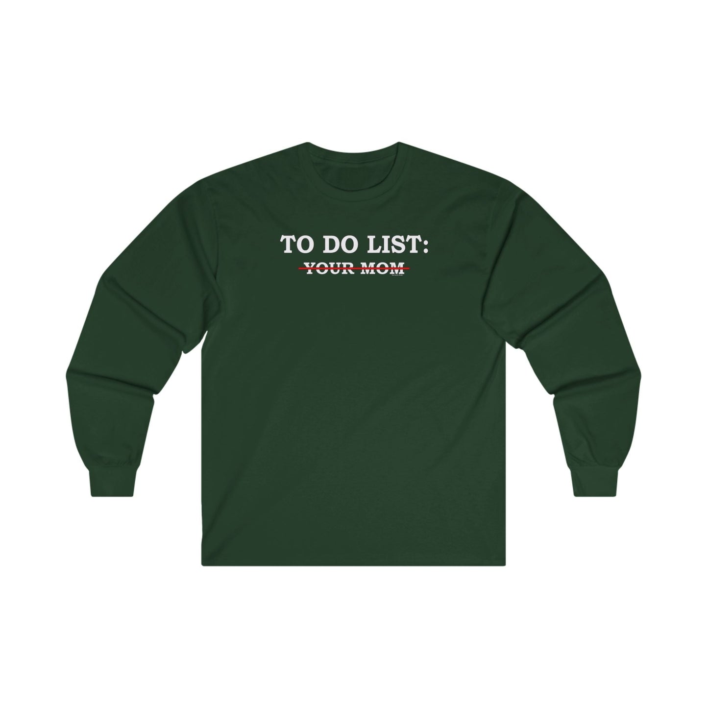 To Do List Long Sleeve Tee The Devil's Pickle