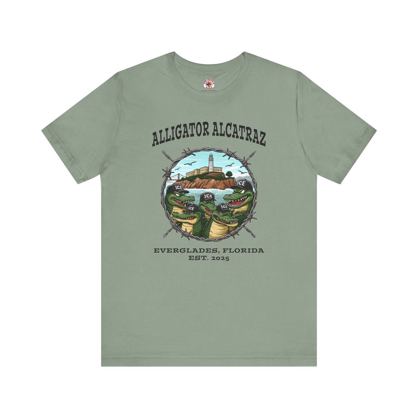 Alligator Alcatraz T-Shirt The Devil's Pickle
