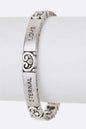 Eternal Love Message Engraved Stretch Bracelet Shop Style & More | Fresh Looks, Everyday Deals & Free Shipping