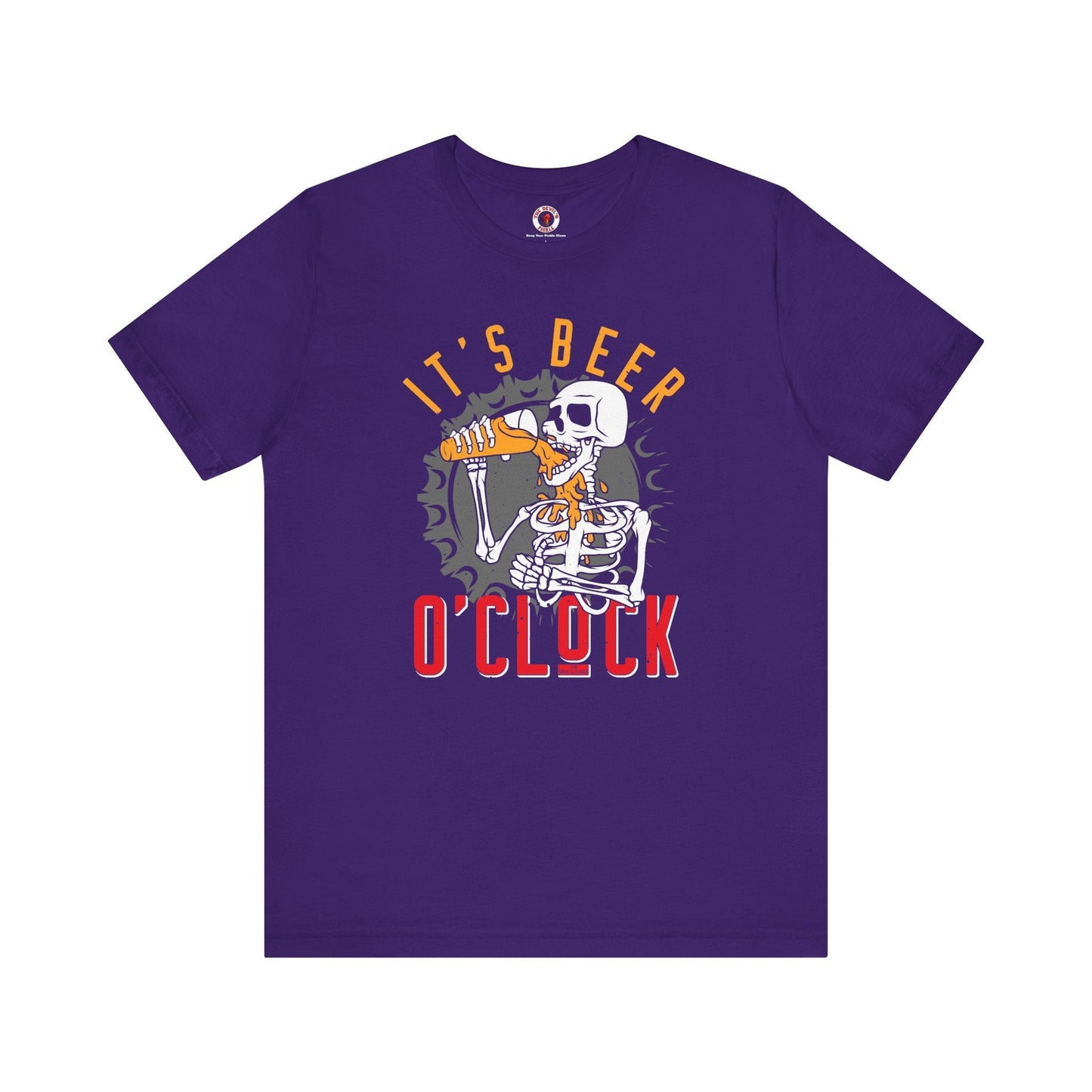 It's Beer O'Clock Skeleton T-Shirt The Devil's Pickle